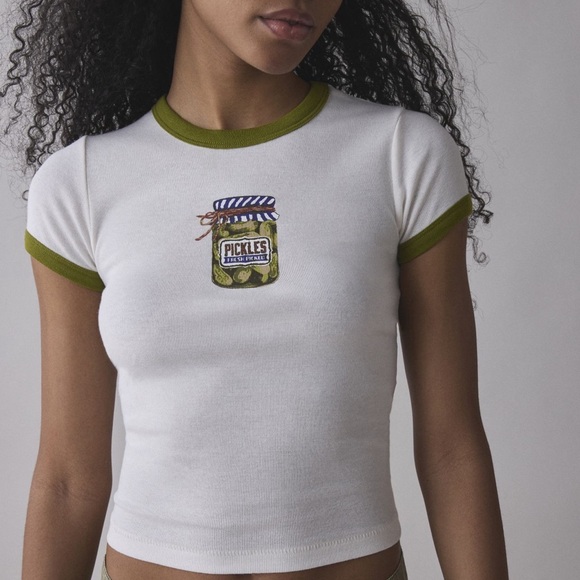 PICKLE JAR RINGER TEE - Picture 1 of 6